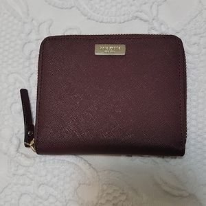 Kate Spade Small Zip Wallet in Purple